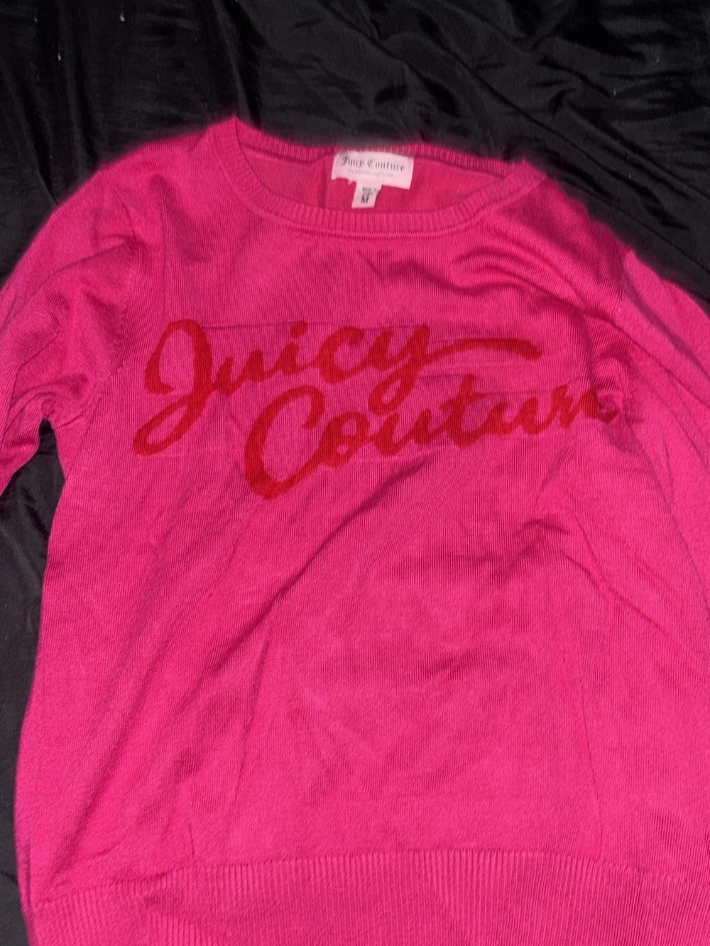 Juicy Couture Women's Hot Pink Logo Sweater